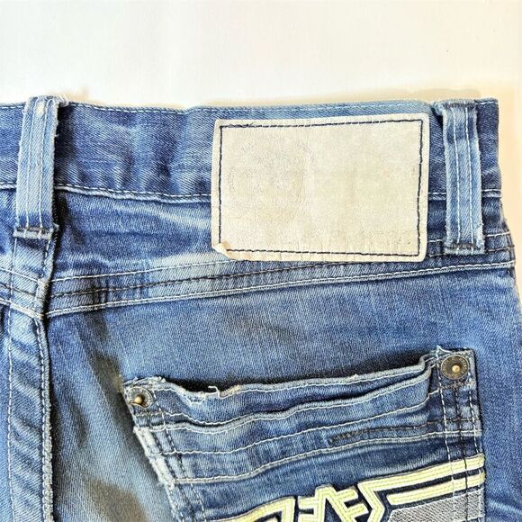 American Fighter Men's Distressed Denim Jeans Blue Size 29R - Picture 11 of 16